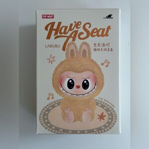 Unopened QUQU PopNow PopMart Labubu Have a Seat Blind Box